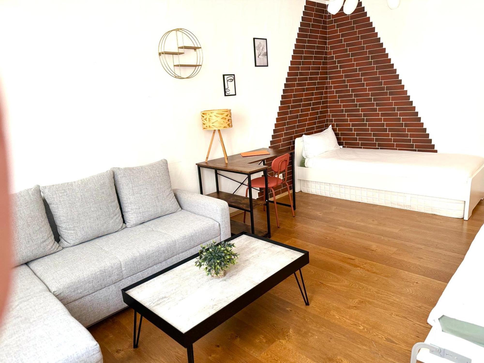 "City Chic Apartment" Im Gassen Gefluester 施韦比施哈尔 外观 照片
